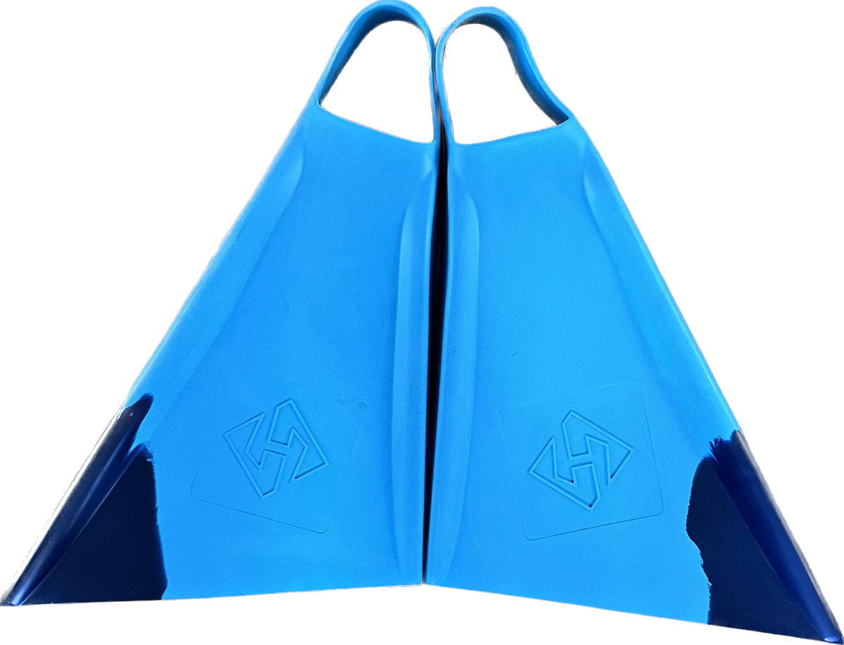 Air Hubb Swim Fins Aqua & Midnight Hubboards
